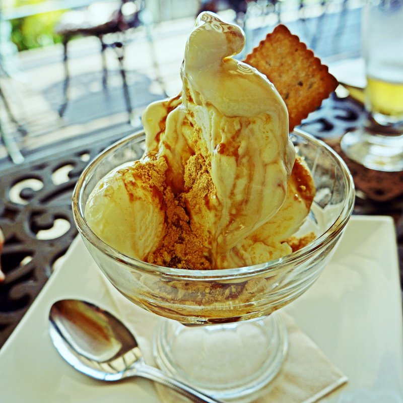 黒蜜きなこアイス(石畳茶屋 真珠)