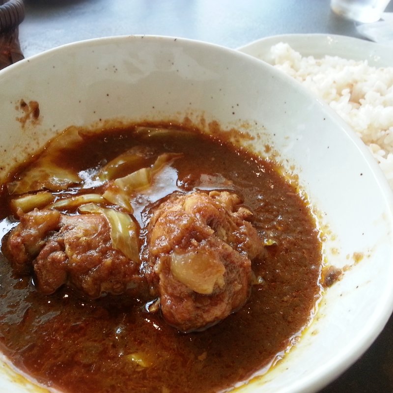 骨付きチキンとキャベツのカレー(sync)