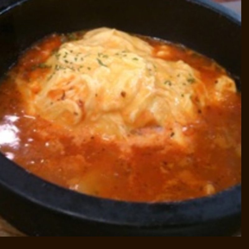 石焼オムライス(石焼オムライスダイニング　クローバーキッチン )