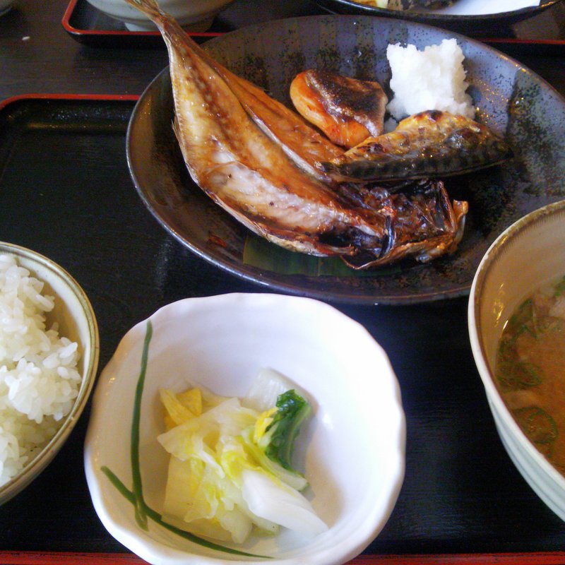焼魚定食(海の家)