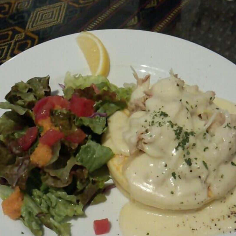 ツナメルトパンケーキ(Garden villa cafe)