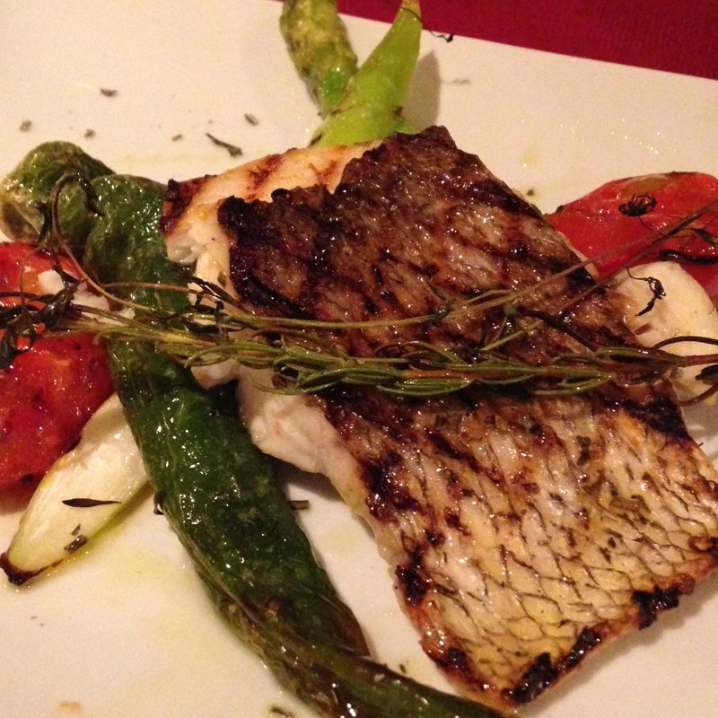 鯛のオーブン焼き(ピアット　～ピエモンテ～銀座)