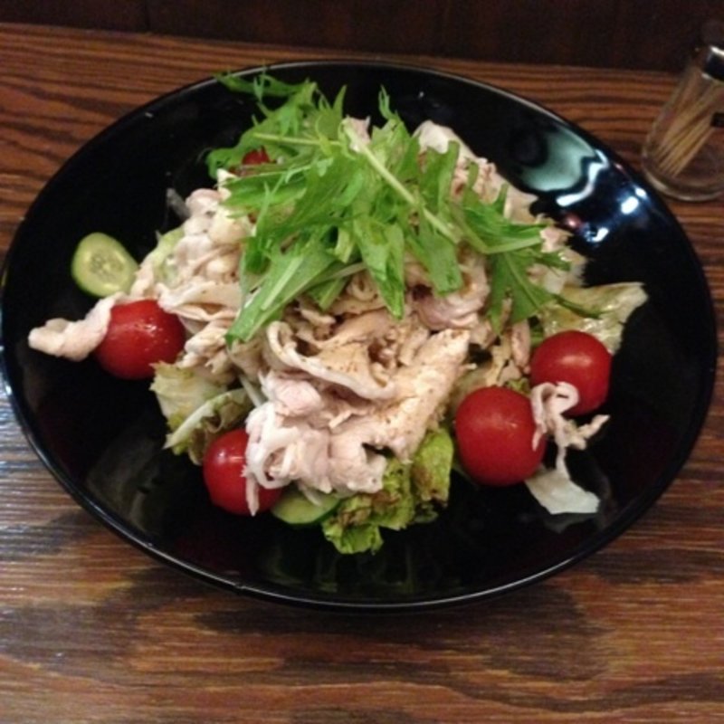 犬鳴豚の冷しゃぶ(和風酒家 なお家)