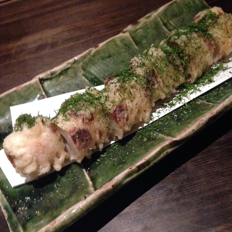ちくわ揚げ(蕎麦屋 山都)