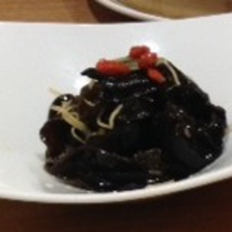 黒きくらげの黒酢あえ(鼎泰豐（ディンタイフォン）阪急うめだ本店)
