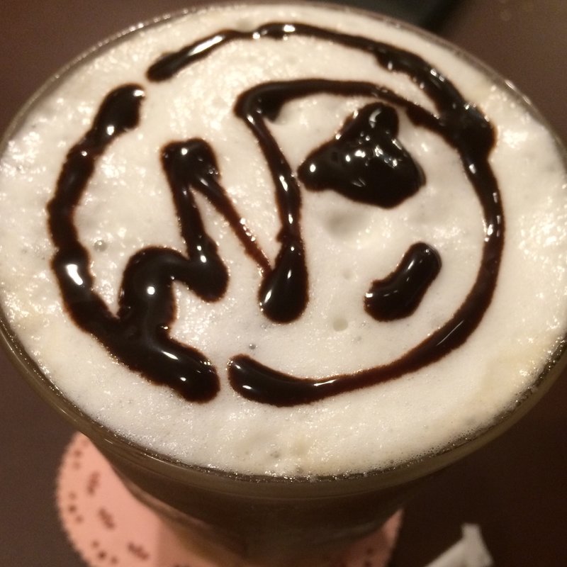 落書きカフェオレ(ぴなふぉあ ラビリント店 )