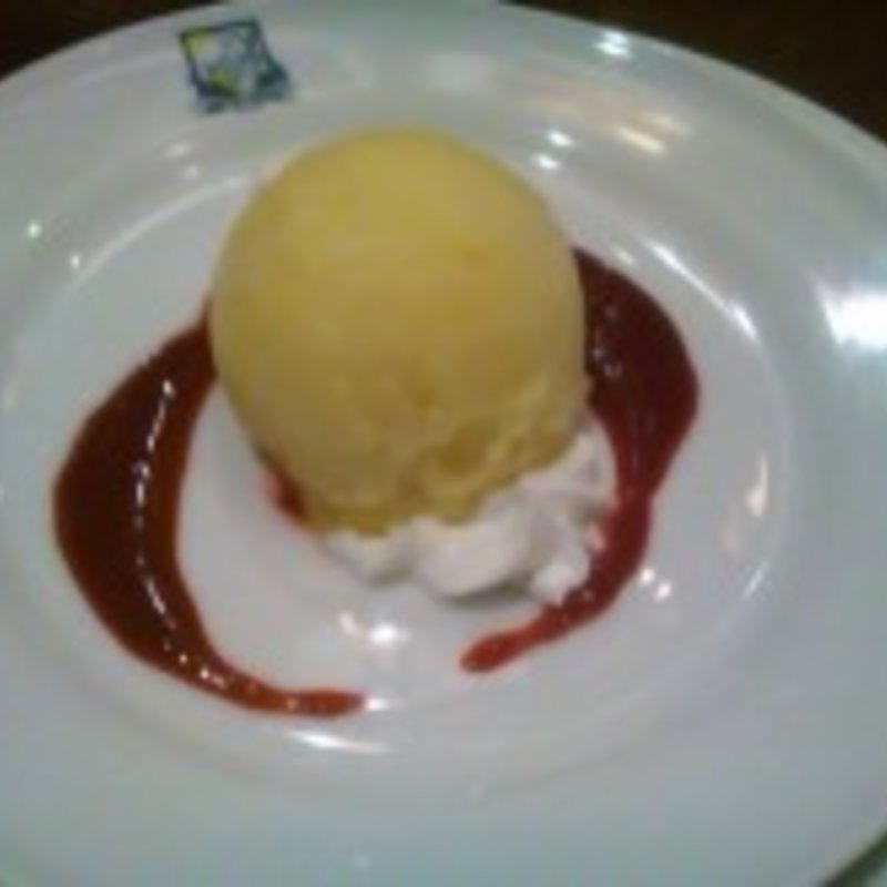 パッションフルーツシャーベット(カサ・デ・フジモリ 関内店)