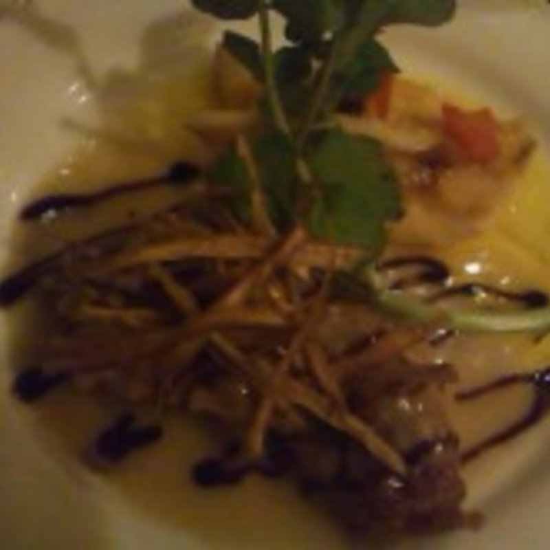 ポークグリル～木の子のホワイトソース～とすずきのソテー(カサ・デ・フジモリ 関内店)