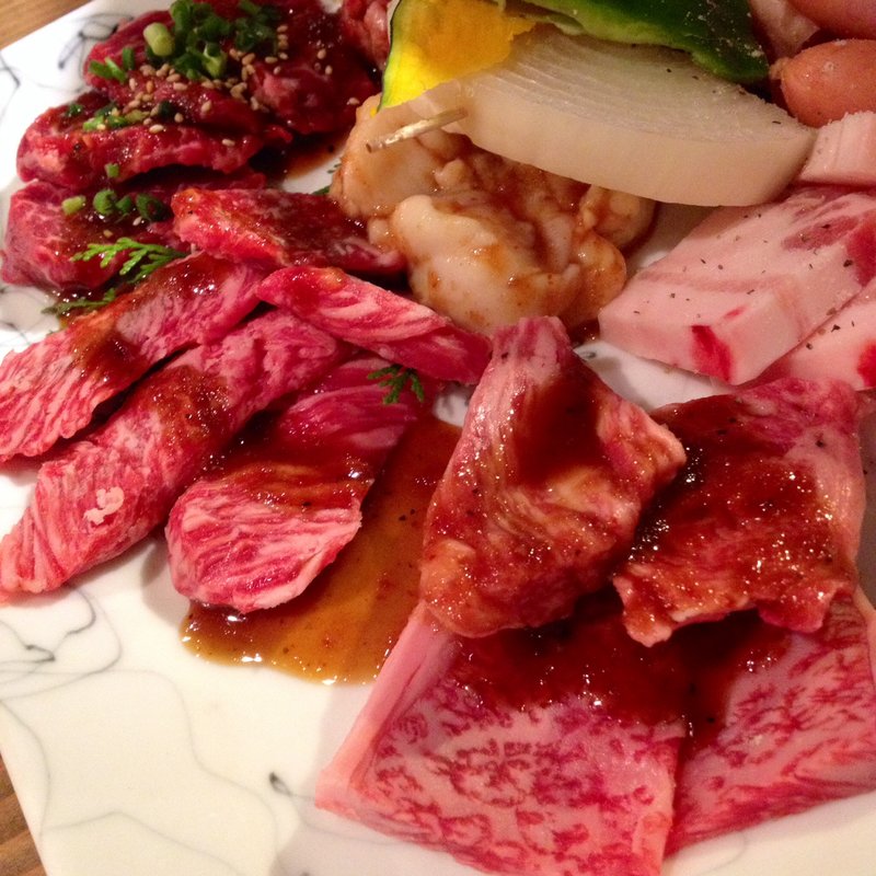 ふくの牛 肉盛(七輪焼肉ふくの牛 大濠店)