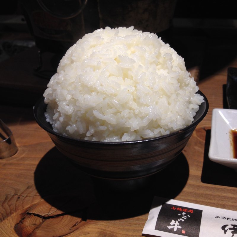 ごはん(白・大)(七輪焼肉ふくの牛 大濠店)