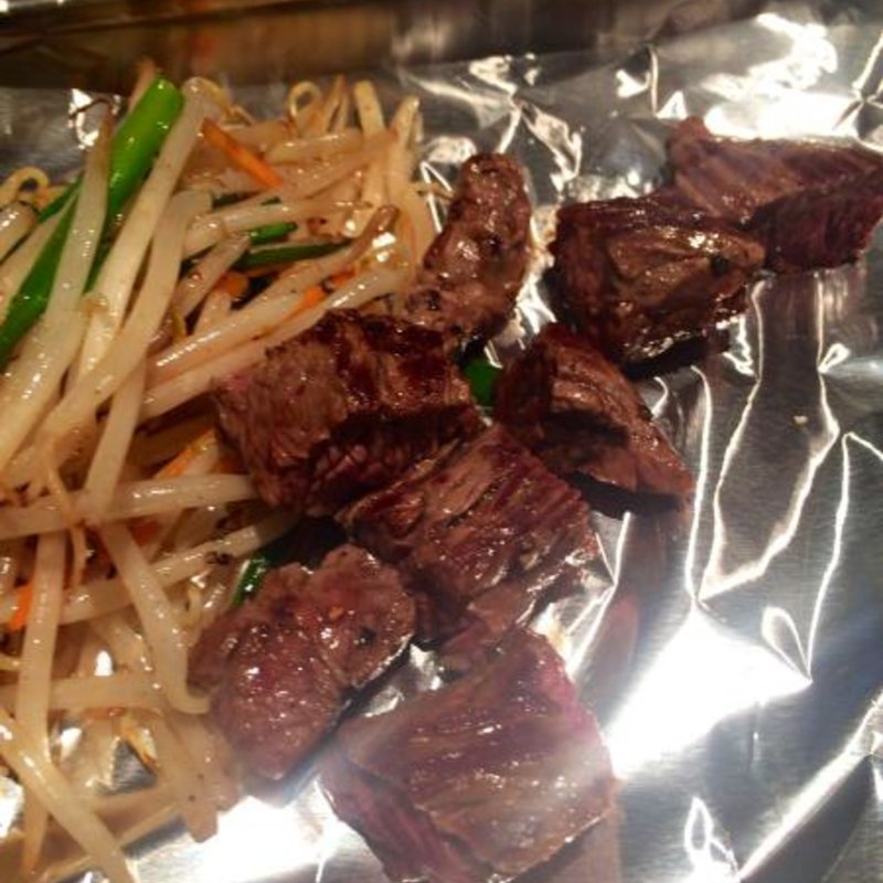 80gステーキランチ(鉄板バル文明開化 （TEPPAN Bar）)