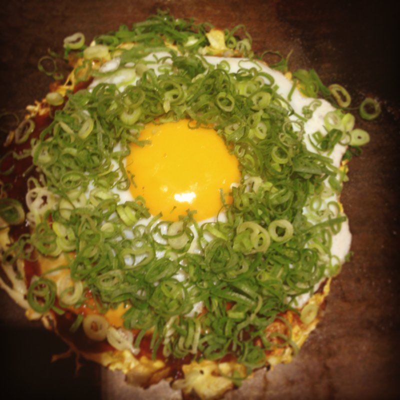 牛すじねぎ月見玉(お好み焼き 鶴橋風月 京都ヨドバシ店 )