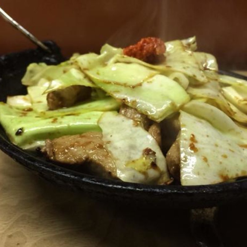 鉄板やき肉定食(お食事の店 多津田(たつた))