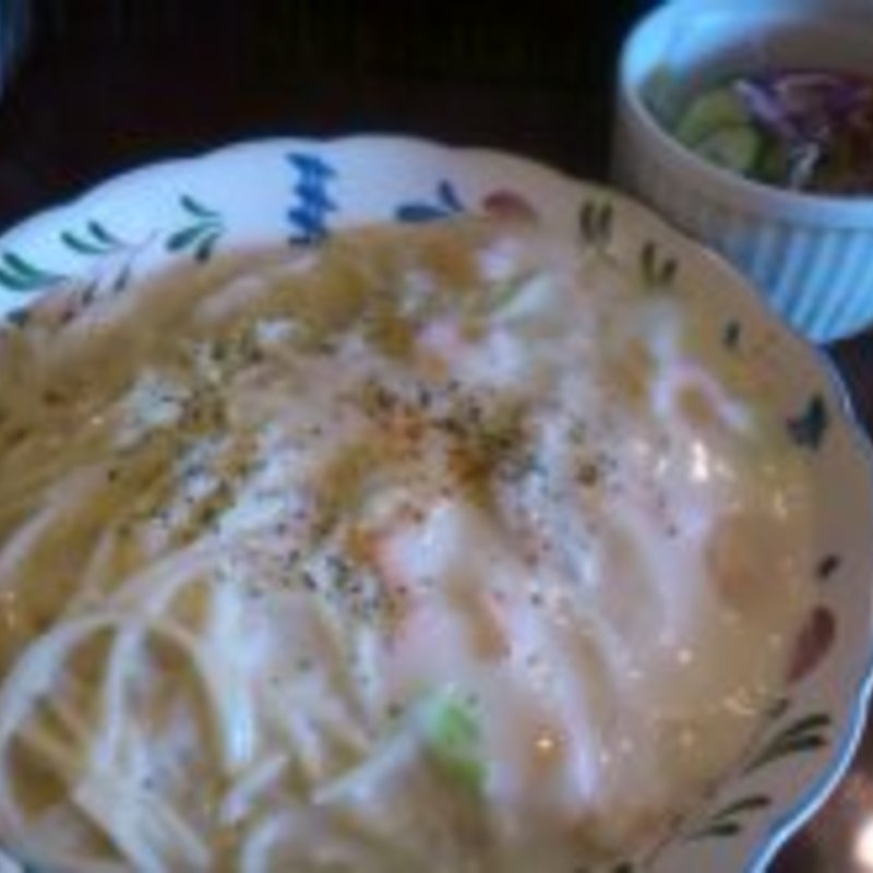 クリームパスタ(カフェ・ボンソワ)