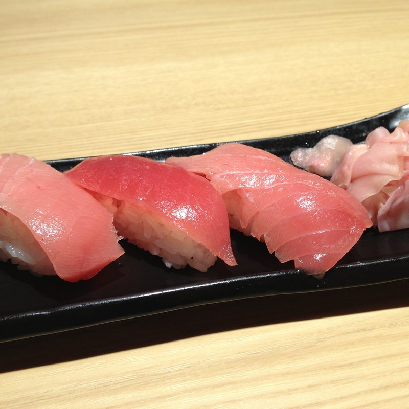 まぐろにぎり盛り合わせ(天下の台所 大起水産 海鮮レストラン 堺店)