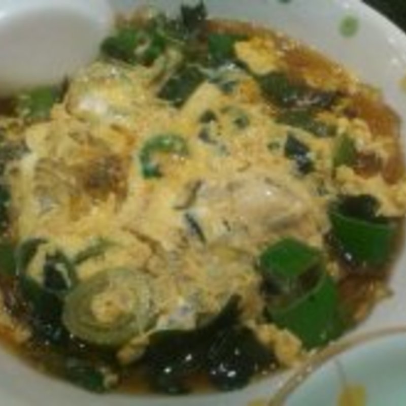 牡蠣としらすの卵とじ(山葵　横浜店)