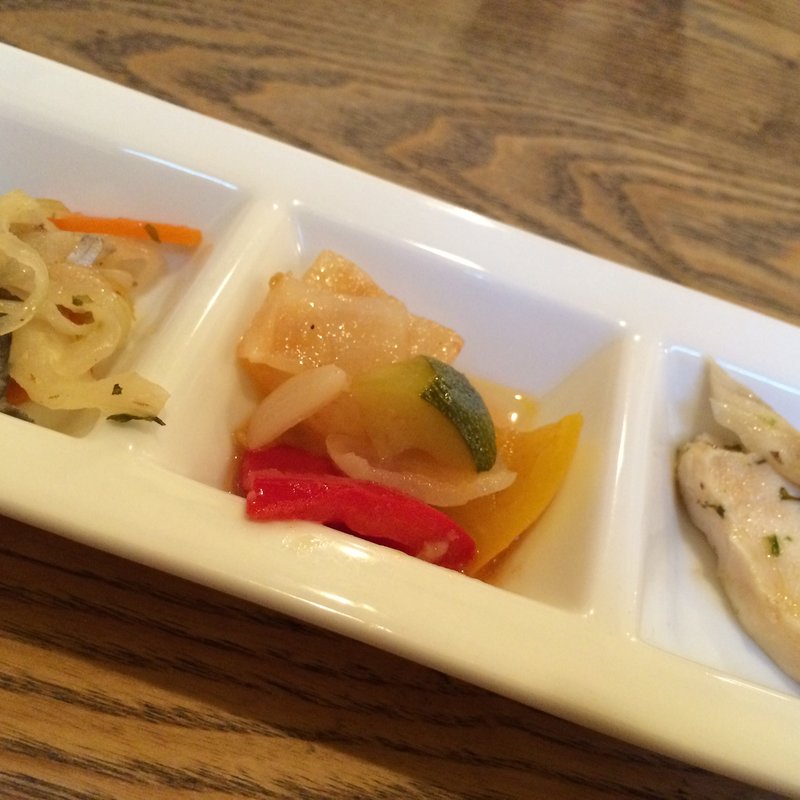 3種タパスの盛り合わせ(Cafe RIGOLETTO)