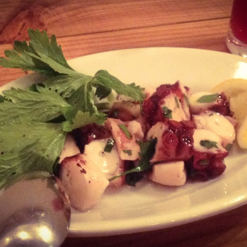 タコのサラダ(トラットリア エ ピッツェリア ラルテ)