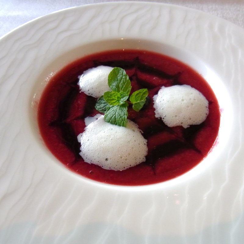 3種の冷たいベリースープ(ザ･テラスクラブ アット ブセナ )