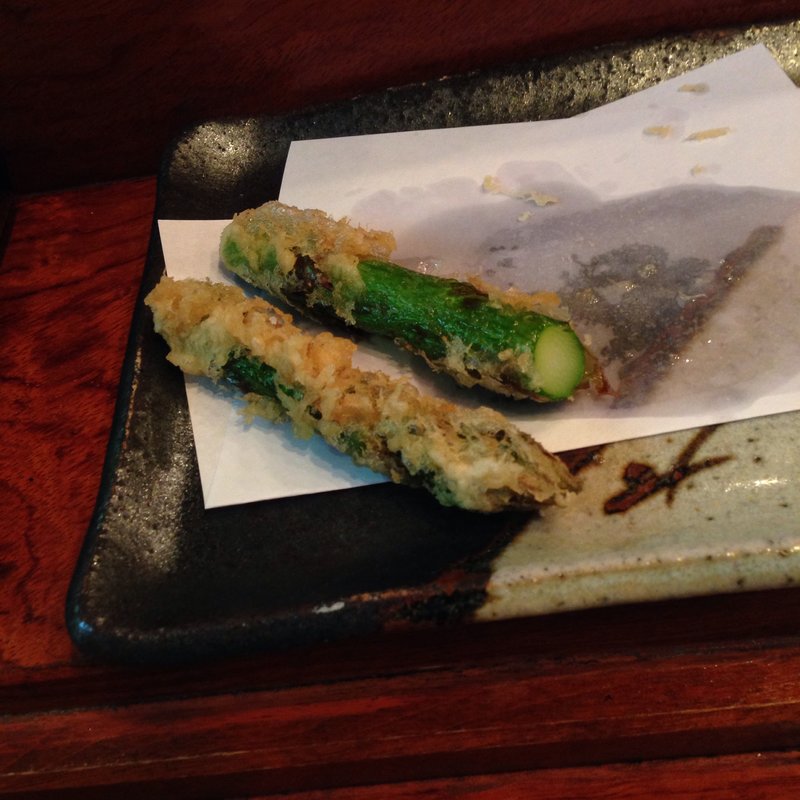 アスパラ(てんぷら天朝 （てんあさ）)