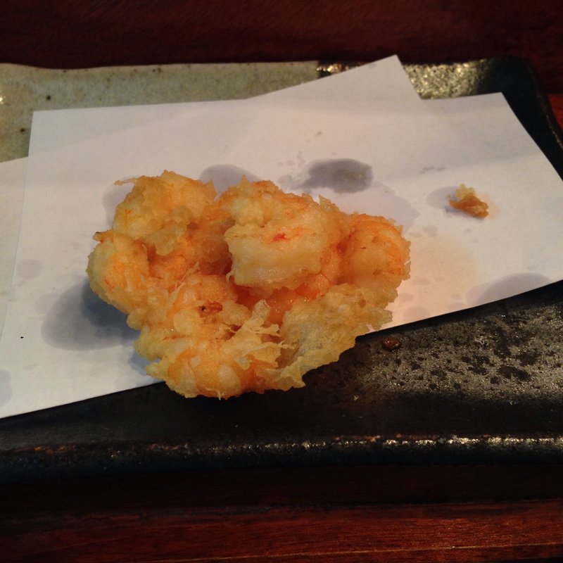 海老のかき揚げ(てんぷら天朝 （てんあさ）)