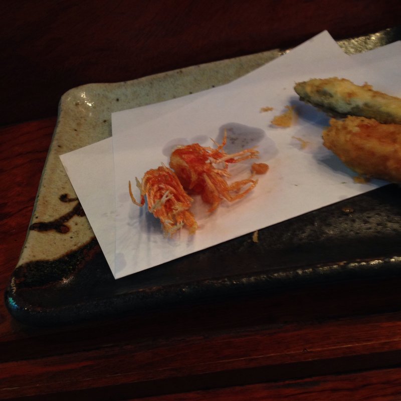 海老の頭(てんぷら天朝 （てんあさ）)