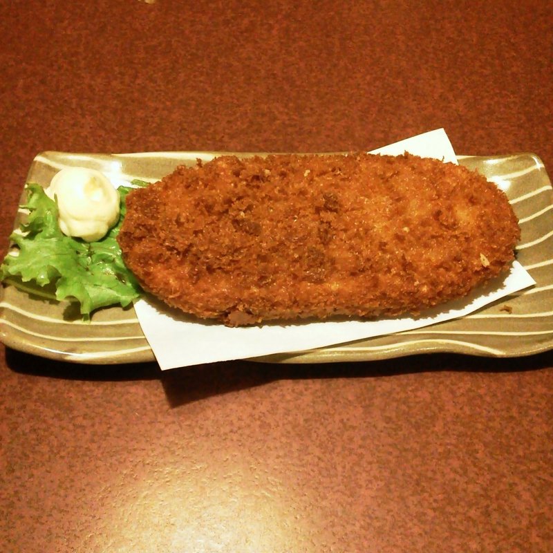 ビックリ　ジャンボコロッケ(寿司酒家七福食堂)