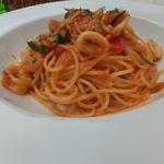 Pastaランチ(青いナポリ　ブルーバー )