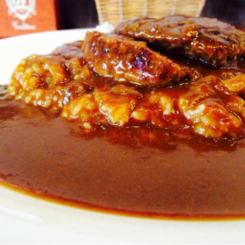 ハンバーグカレー(インダスカレー城南区本店)
