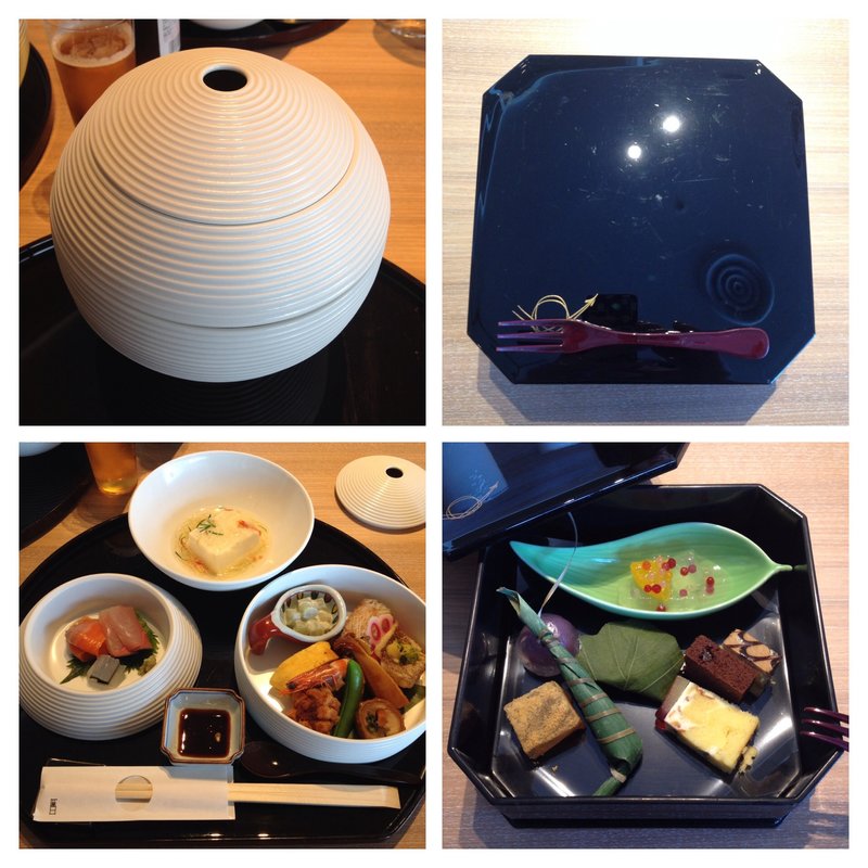 手まり弁当と菓子の玉手箱(鮨・日本料理「 暦」/ヒルトップリゾート 福岡)