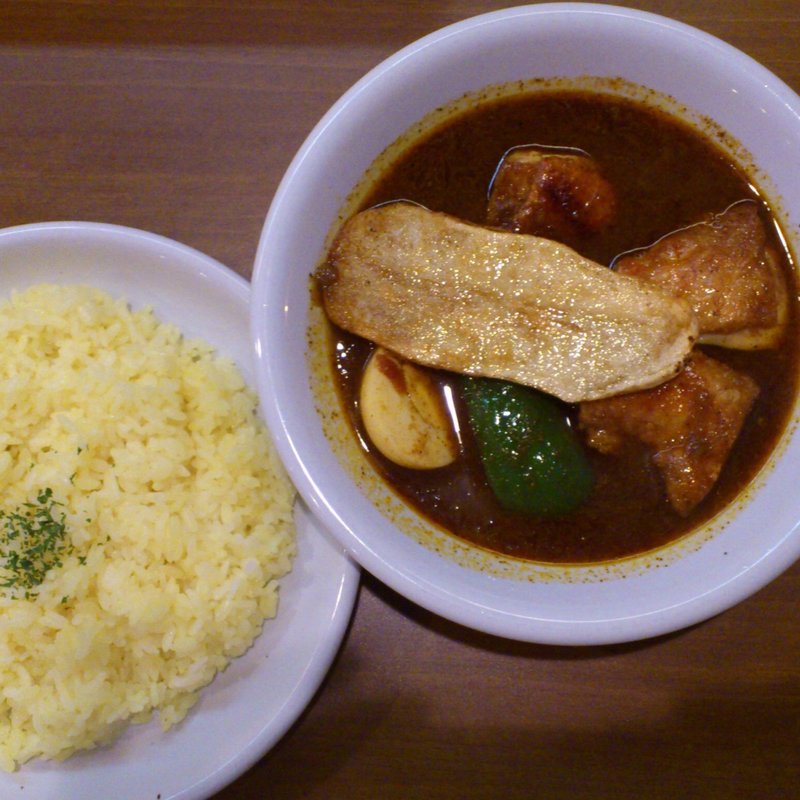 チキン焼きポテトカレー