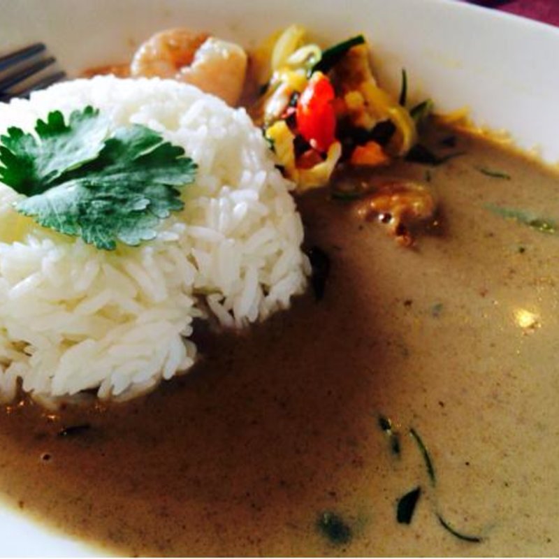 ココナッツグリーンカレーまぜご飯(アジアン食堂 そいさぼ)