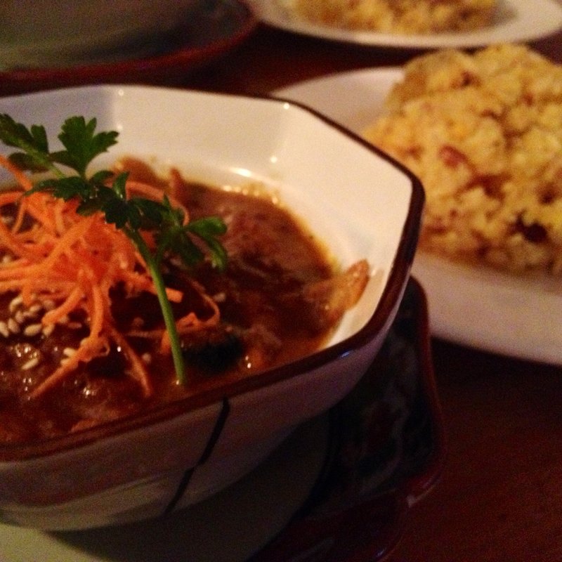 ごぼう黒豆のカリー(ベースキャンプ)