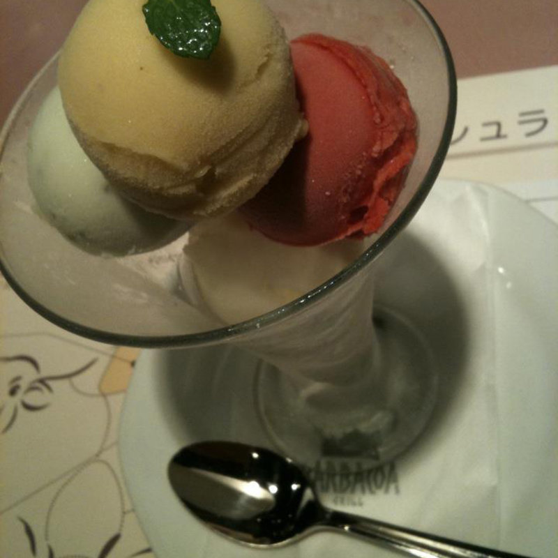 シャーベット盛り合わせB(バルバッコアグリル 青山店)