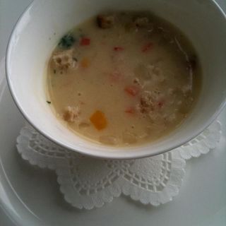 焼きとうもろこしの冷たいクリームスープ(ソラシオ （/so/ra/si/o/）)