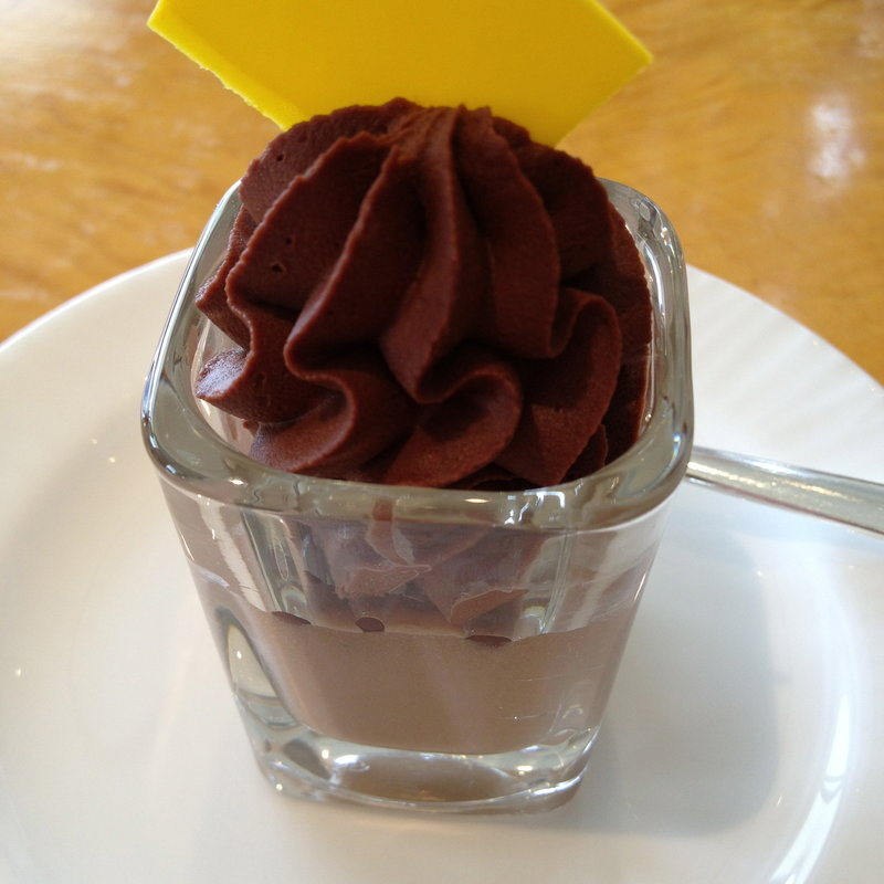 チョコレートムース(The Ritz Carlton Singapore rounge)