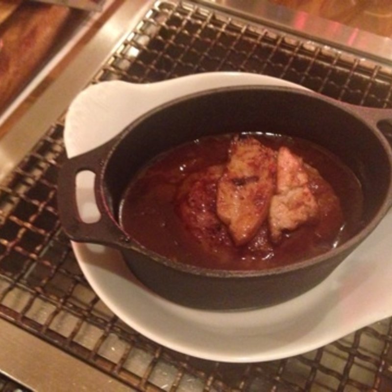 100%熟成牛ハンバーグのフォアグラのせ(ゴッチーズビーフ)