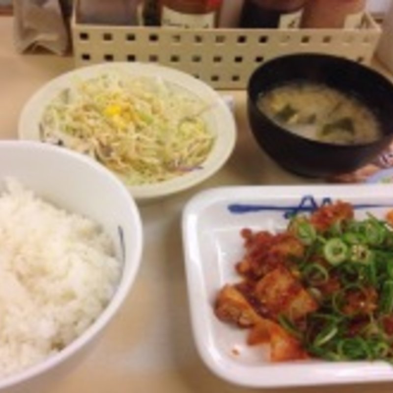 鶏の甘辛煮炒め(松屋)