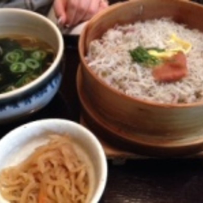 梅しらすせいろ定食（ミニそばorミニうどん付）(新幸梅)