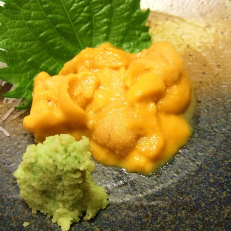 塩水ウニ刺し(板前寿司・赤坂店)