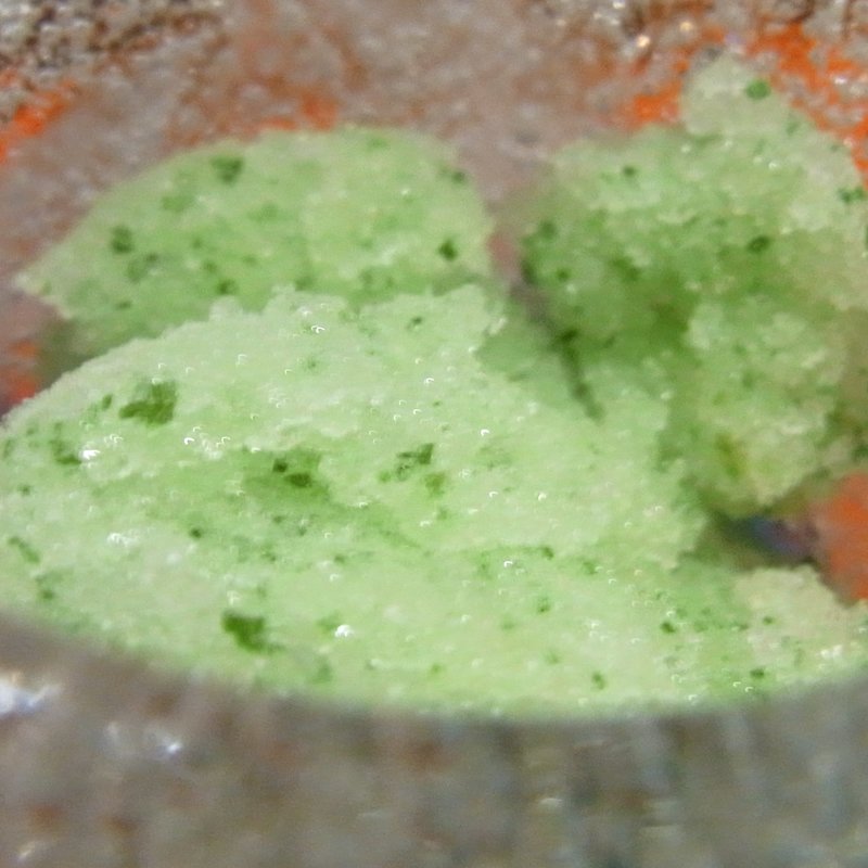 ミニコース・大葉のグラニテ(賛否両論)