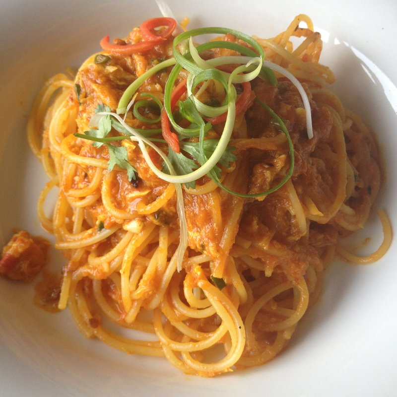 チリクラブパスタ(halia)