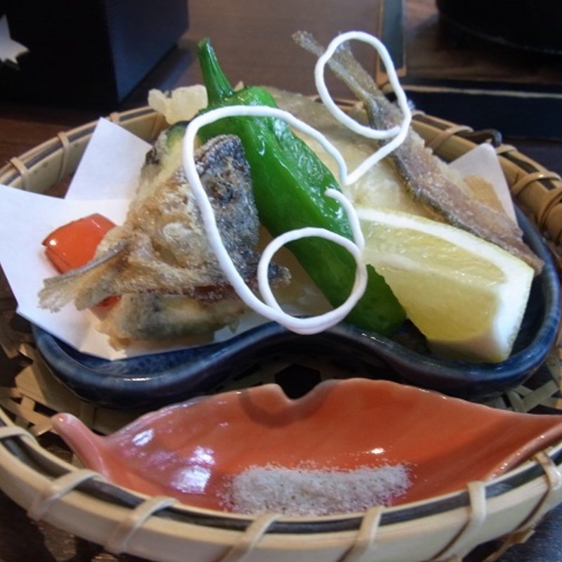 鮎のてんぷら(レストラン水郷)