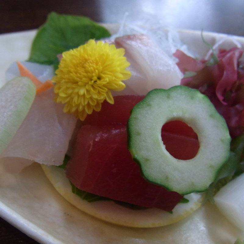 旬の魚三点盛り(レストラン水郷)