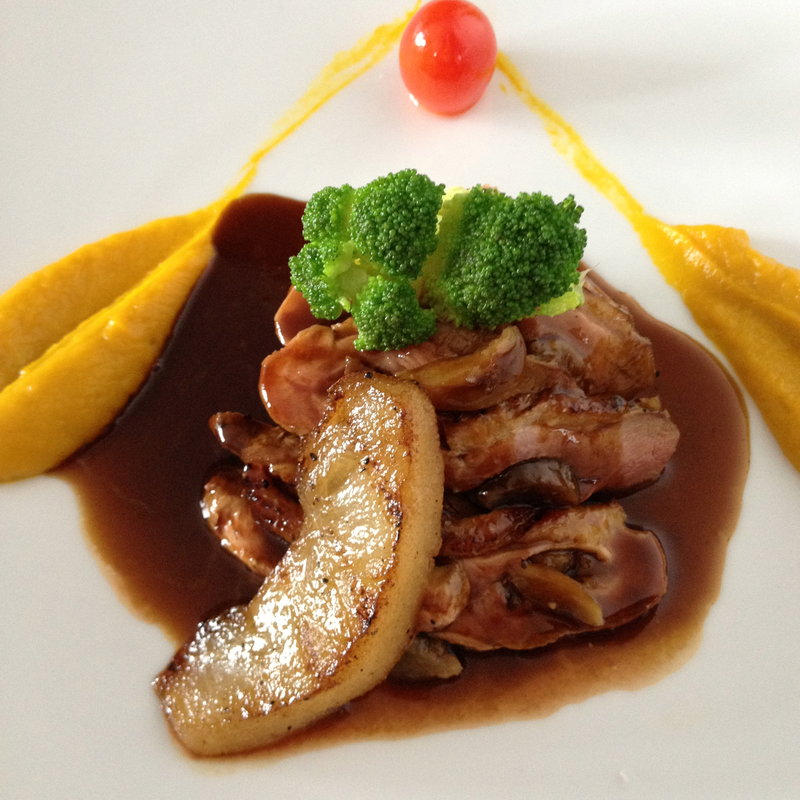 鴨肉のロースト(halia)