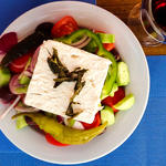 Greek salad(Amorosso by plati beach hotel)