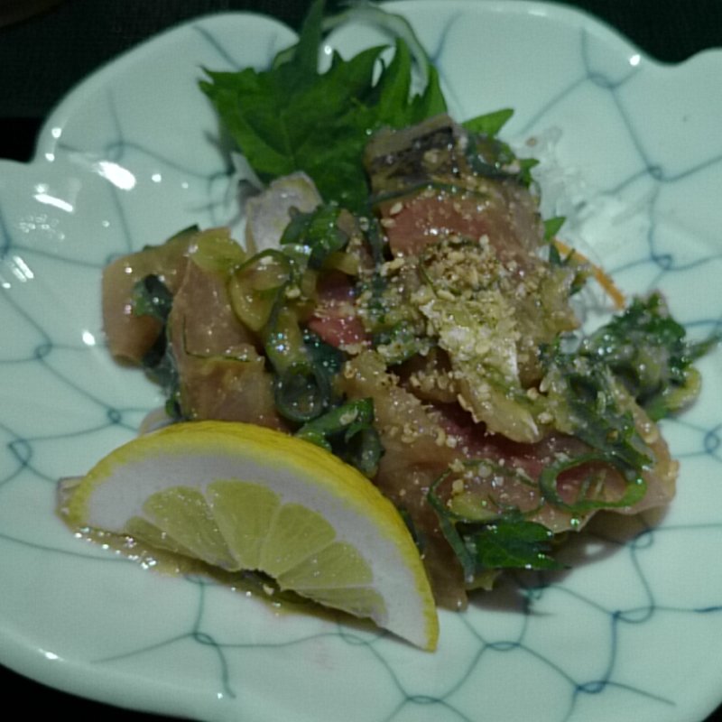 アジのなめろう(おっさん寿司)