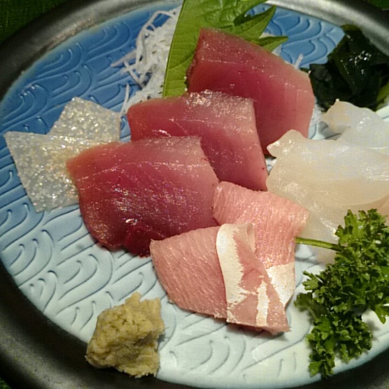 三種のお造り(おっさん寿司)