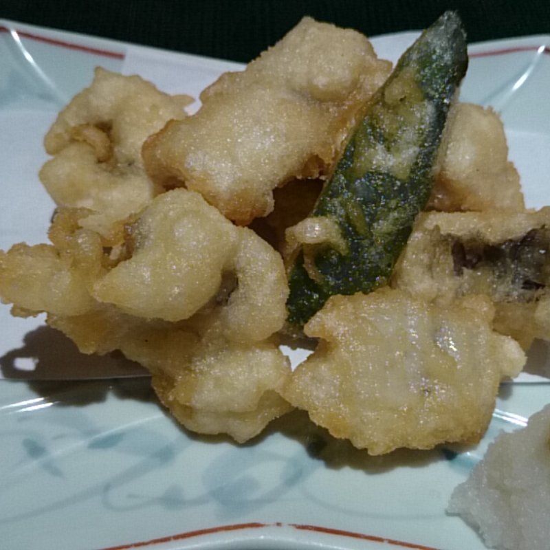 ハモの天ぷら(おっさん寿司)