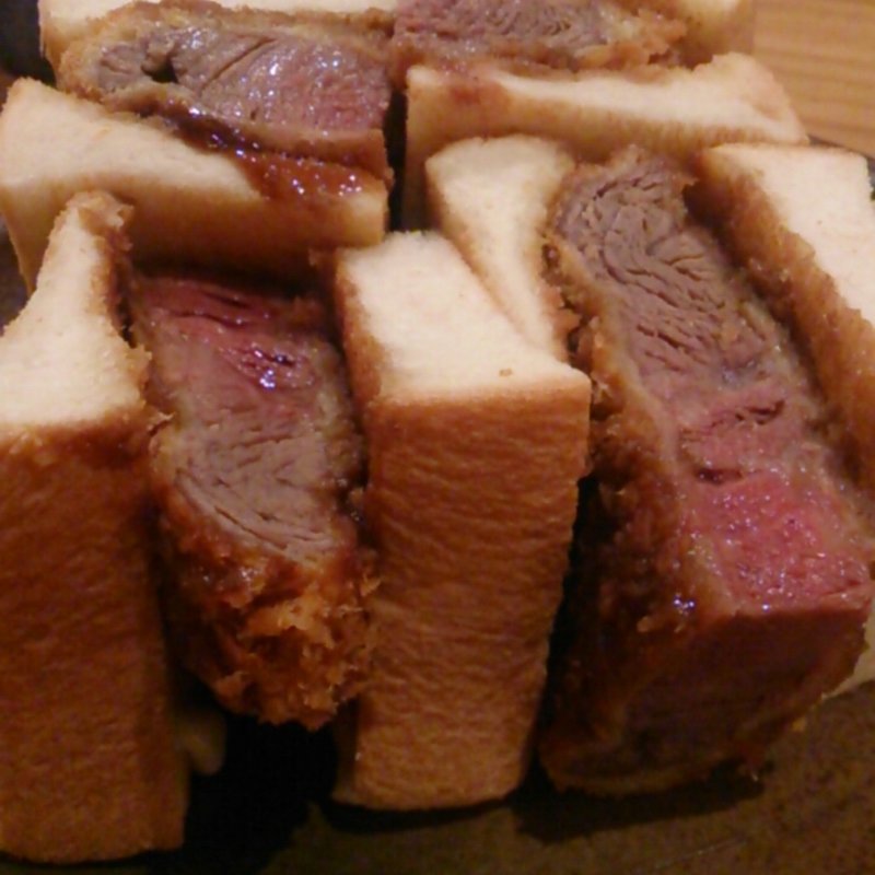 北新地おぐらのビフかつサンド(北新地おぐら)